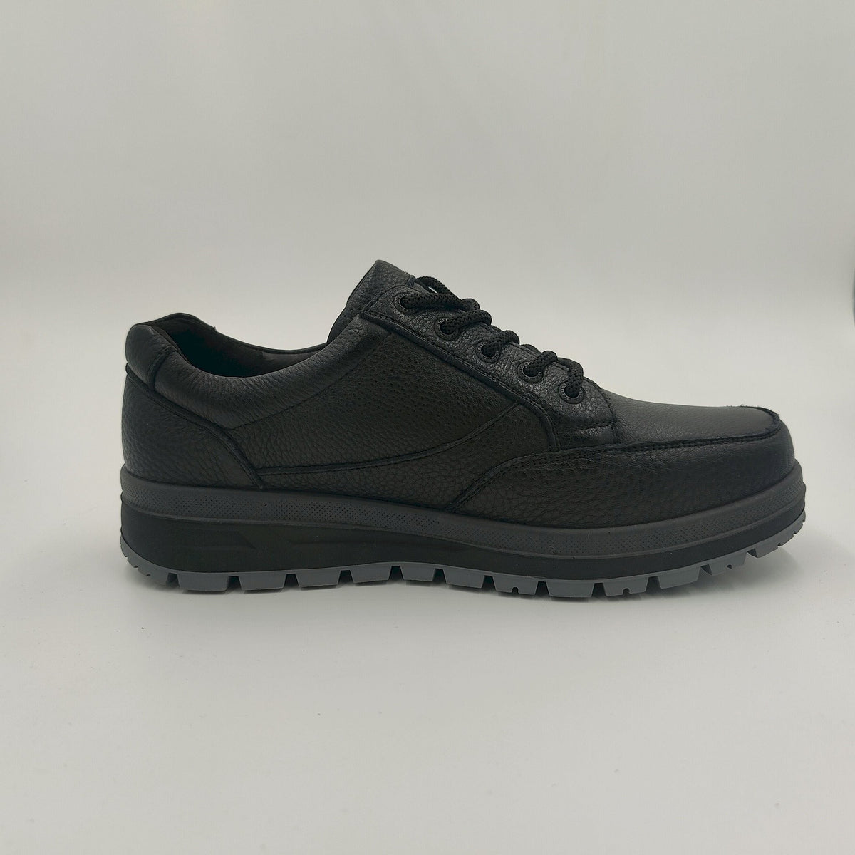 G comfort a-913 schwarz black - scarpa da uomo con cerniera f.carroarmato