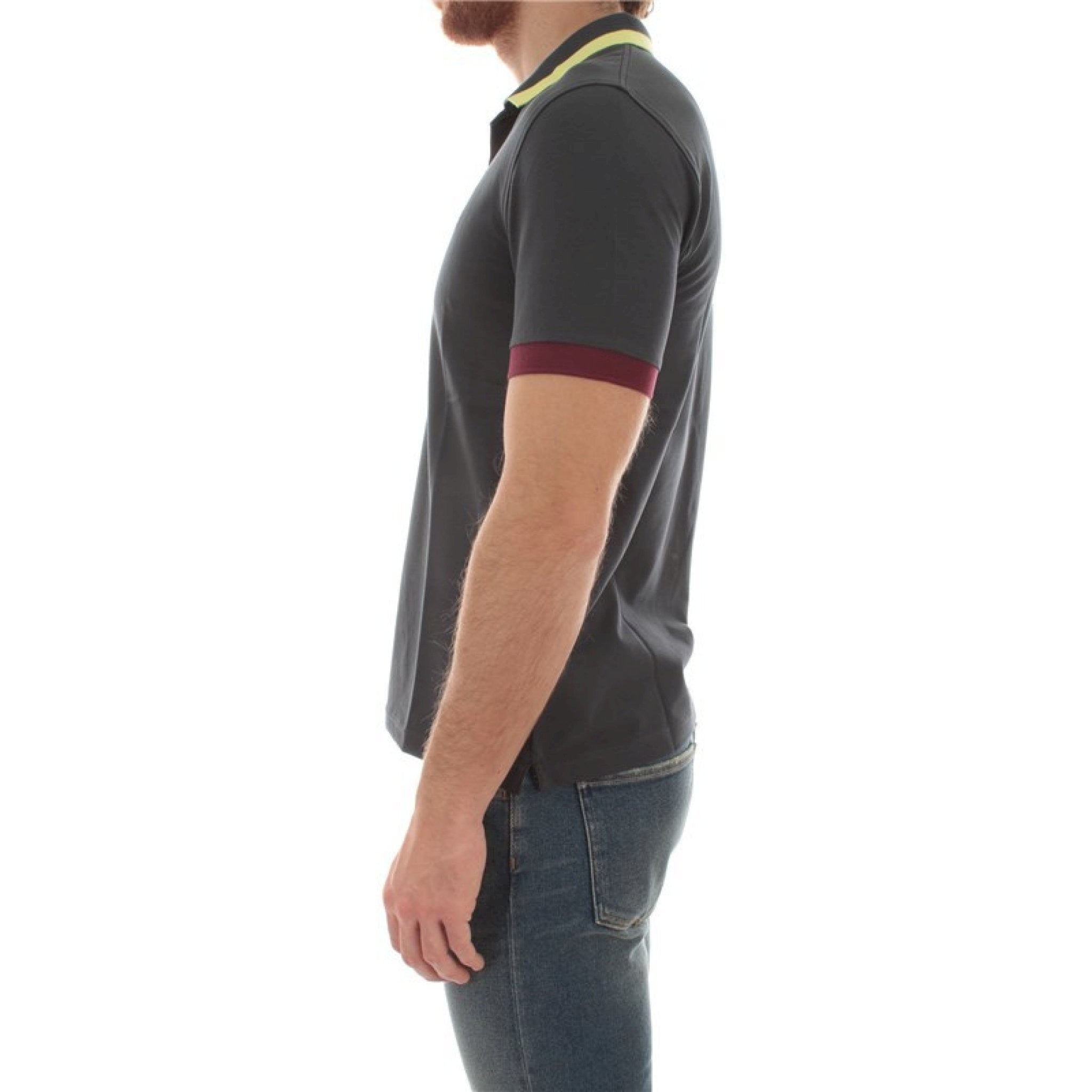 Sun68 polo big strikes on collar