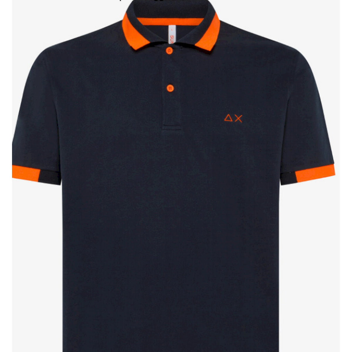 Sun 68 polo big stripe fluo