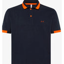 Sun 68 polo big stripe fluo