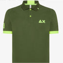 Sun68 polo logo fluo