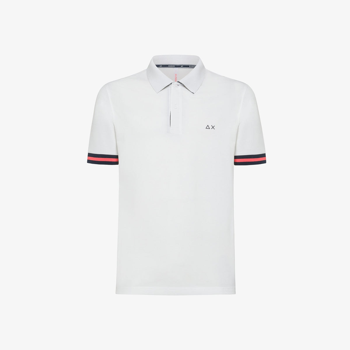 Sun68 polo stripe on front placket