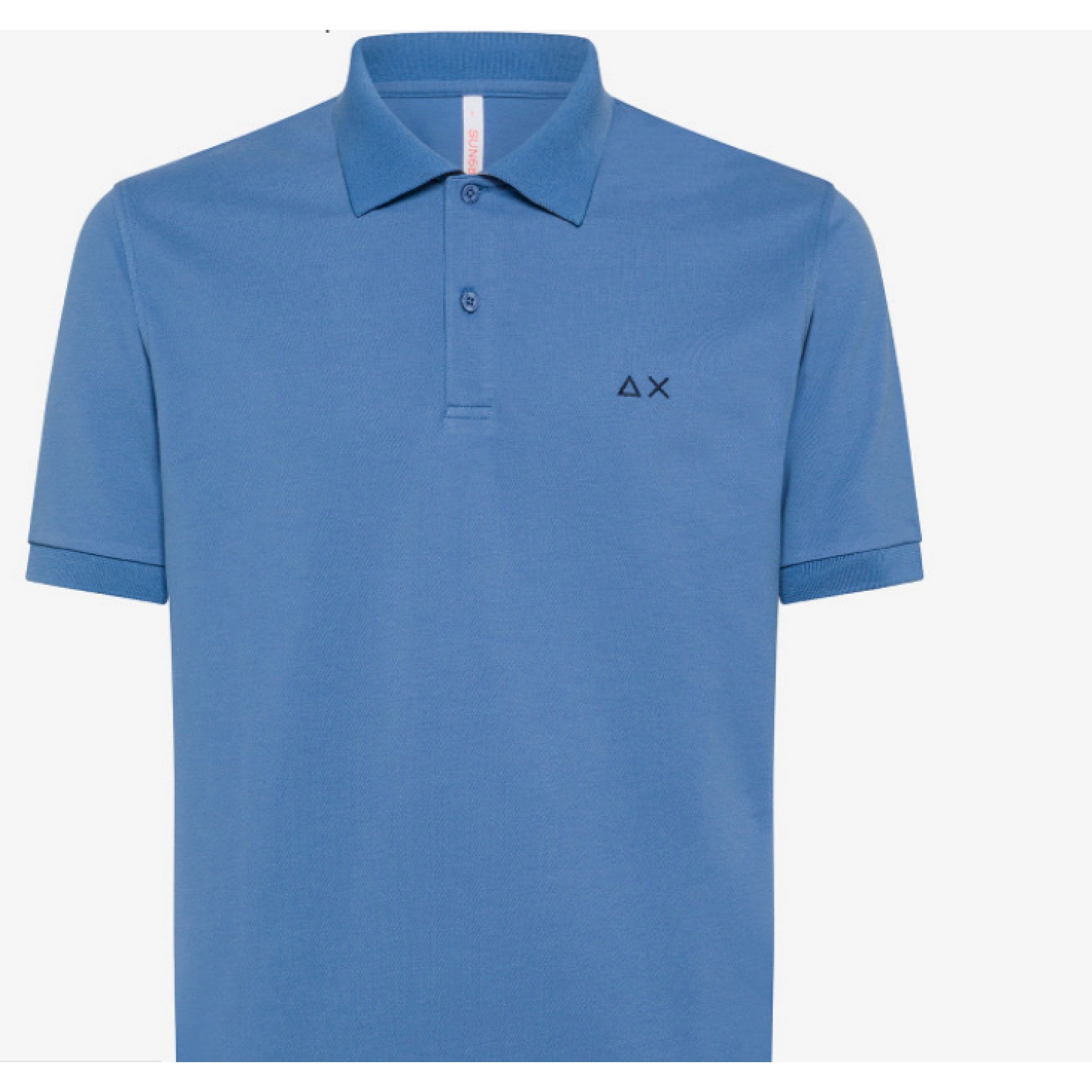 Sun68 polo under collar flower