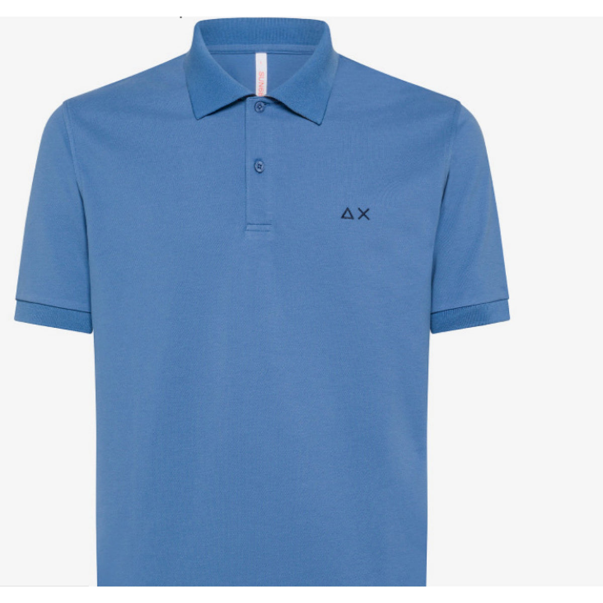 Sun68 polo under collar flower
