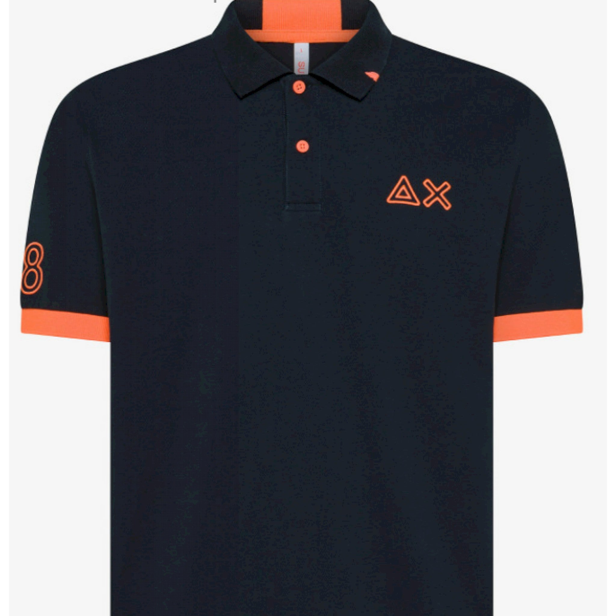 Sun 68 polo logo fluo