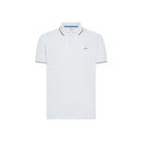 Polo small stripe on collar s/s