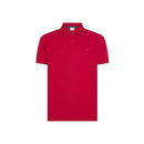 Polo small stripe on collar s/s