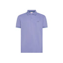 Polo small stripe on collar s/s