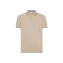 Polo small stripe on collar s/s
