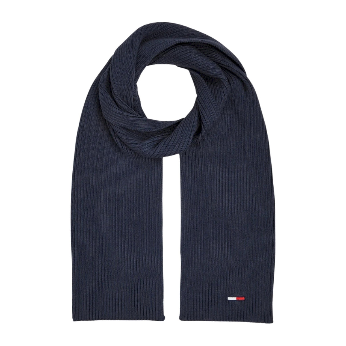 Tommy hilfiger flag sciarpa a coste