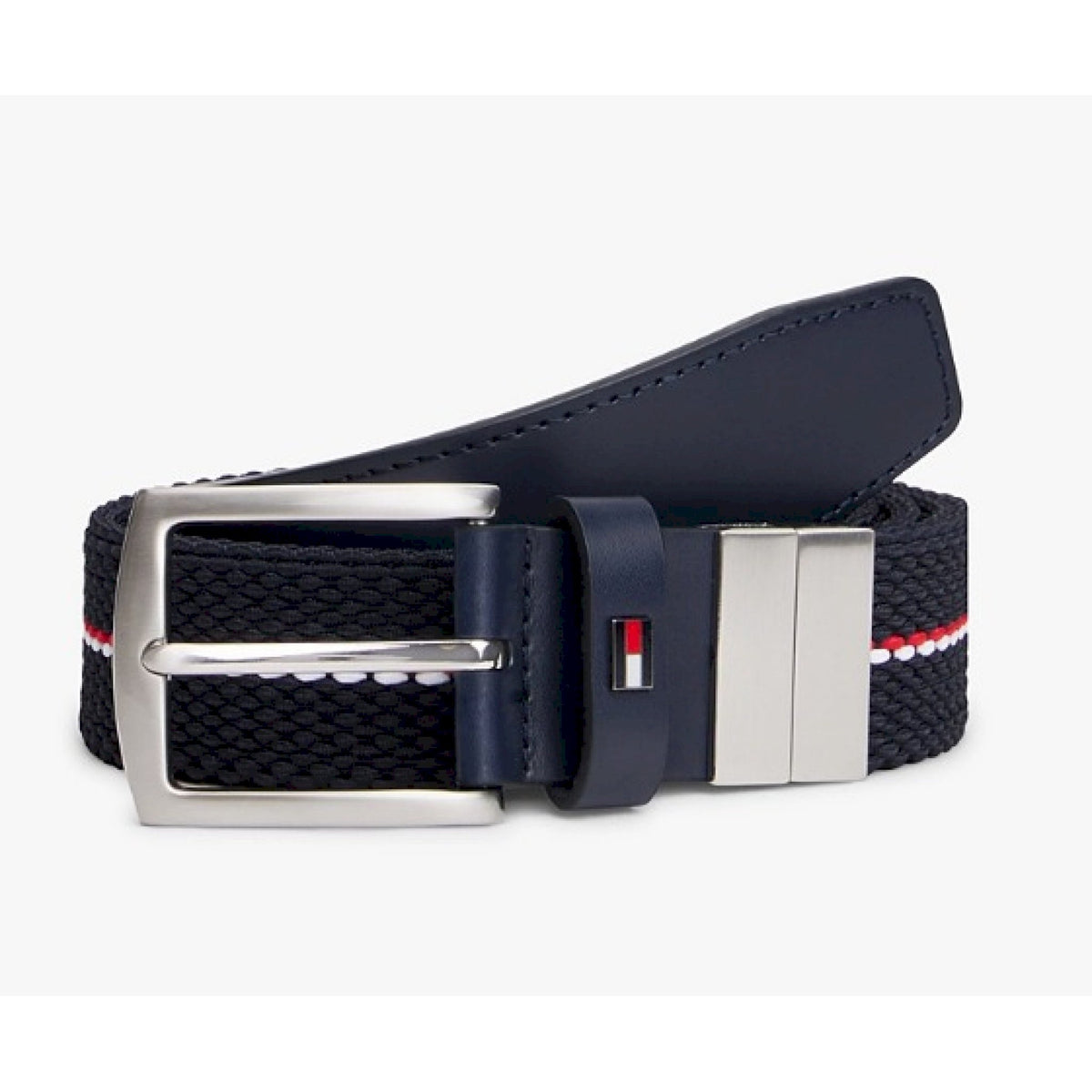 Tommy hilfiger cintura reversibile intrecciata