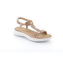 Sandalo doce t-bar con strass