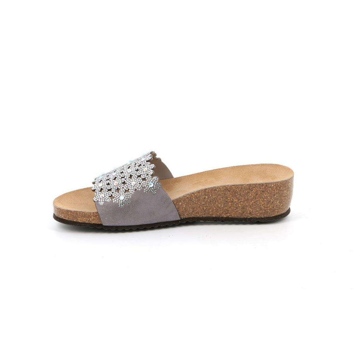 Ciabatta memi floreale con maxi fascia
