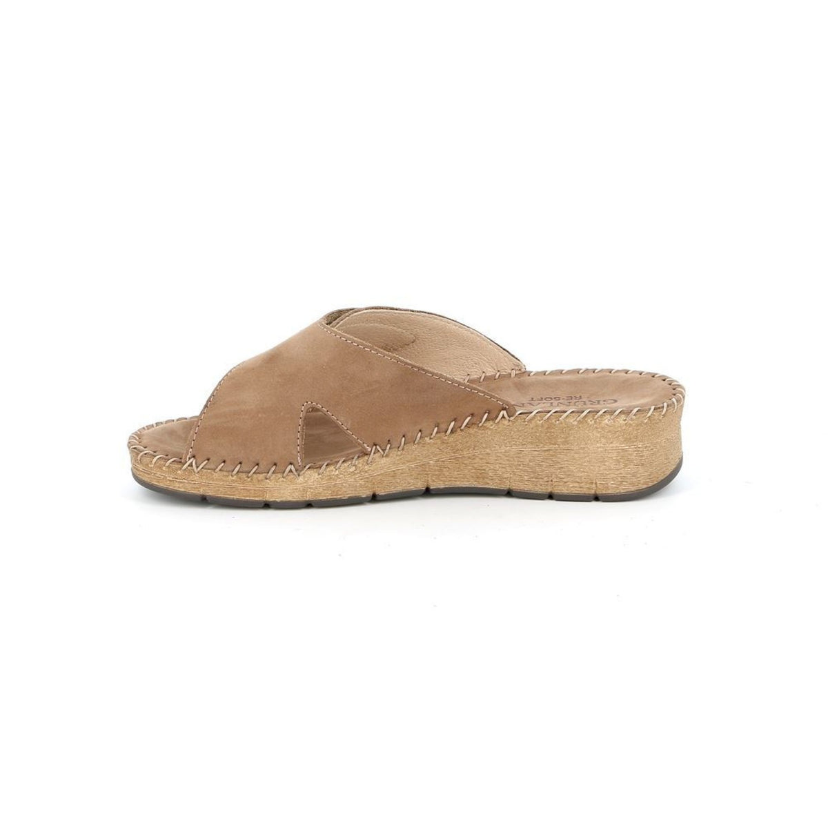 Ciabatta comfort in pelle | palo