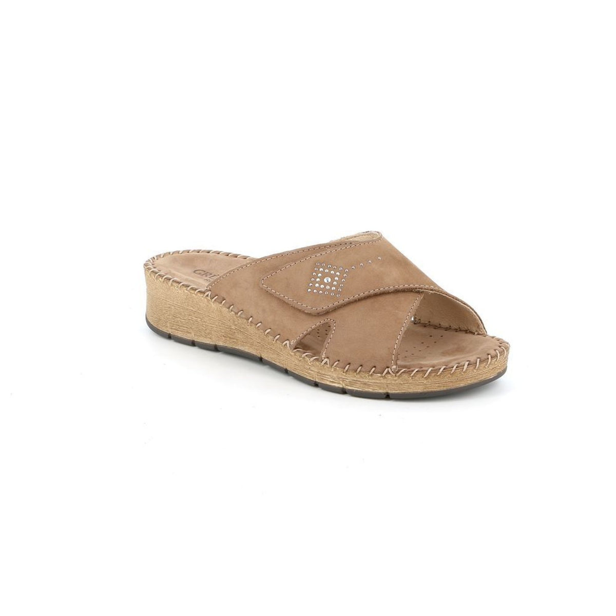 Ciabatta comfort in pelle | palo