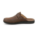 Ciabatta  buck da uomo con punta chiusa