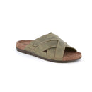 Ciabatta a fasce incrociate con strappo  siru