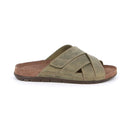 Ciabatta a fasce incrociate con strappo  siru