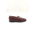Mocassino in pelle con morsetto f.gomma