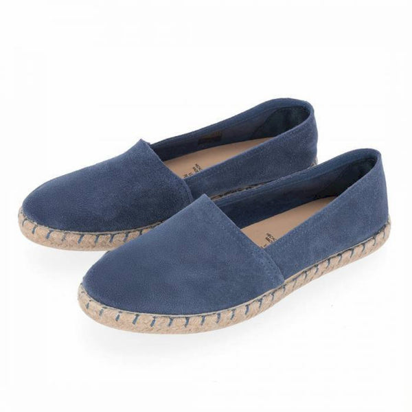 Espadrillas in pelle scamosciata