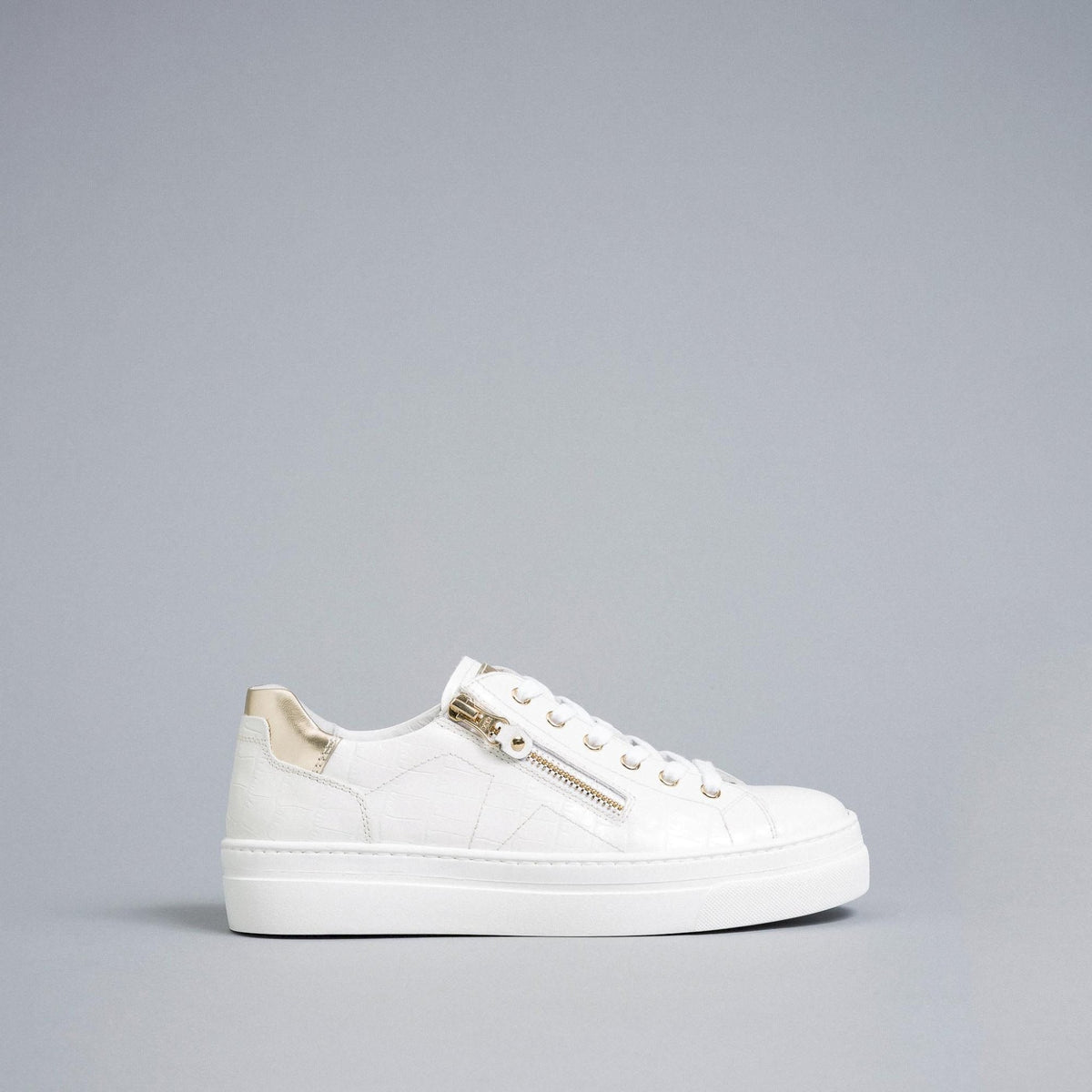 Sneaker c/cerniera e   c/platform