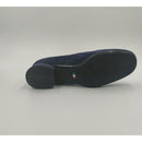Mocassino f.gomma in camoscio e mascherina