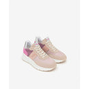 Sneakers donna in pelle, suede e tela