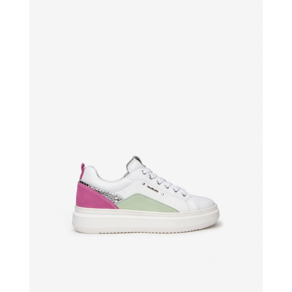 Sneakers donna in pelle e suede