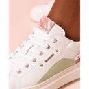 Sneakers donna in pelle e suede