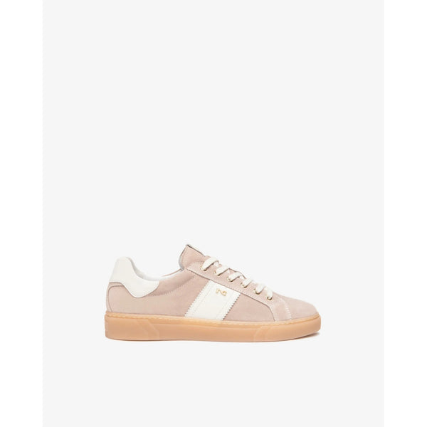 Sneakers da donna in pelle scamosciata e pelle