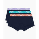 Emporio armani pack 3 parigamba logo bold monogram