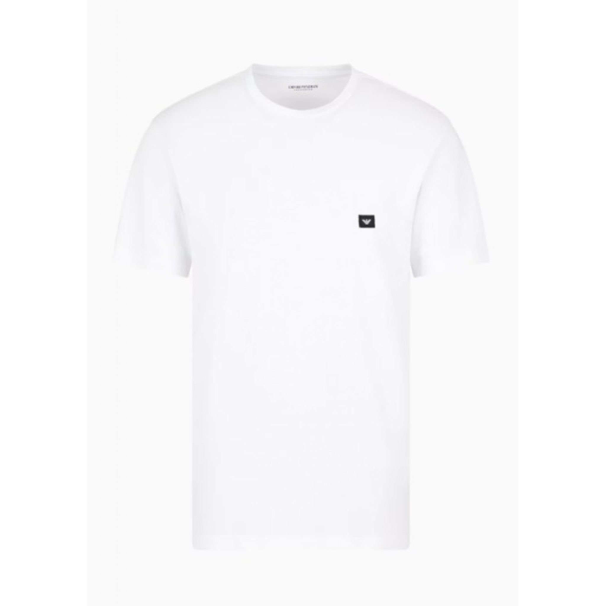 Emporio armani t-shirt in piquet stretch