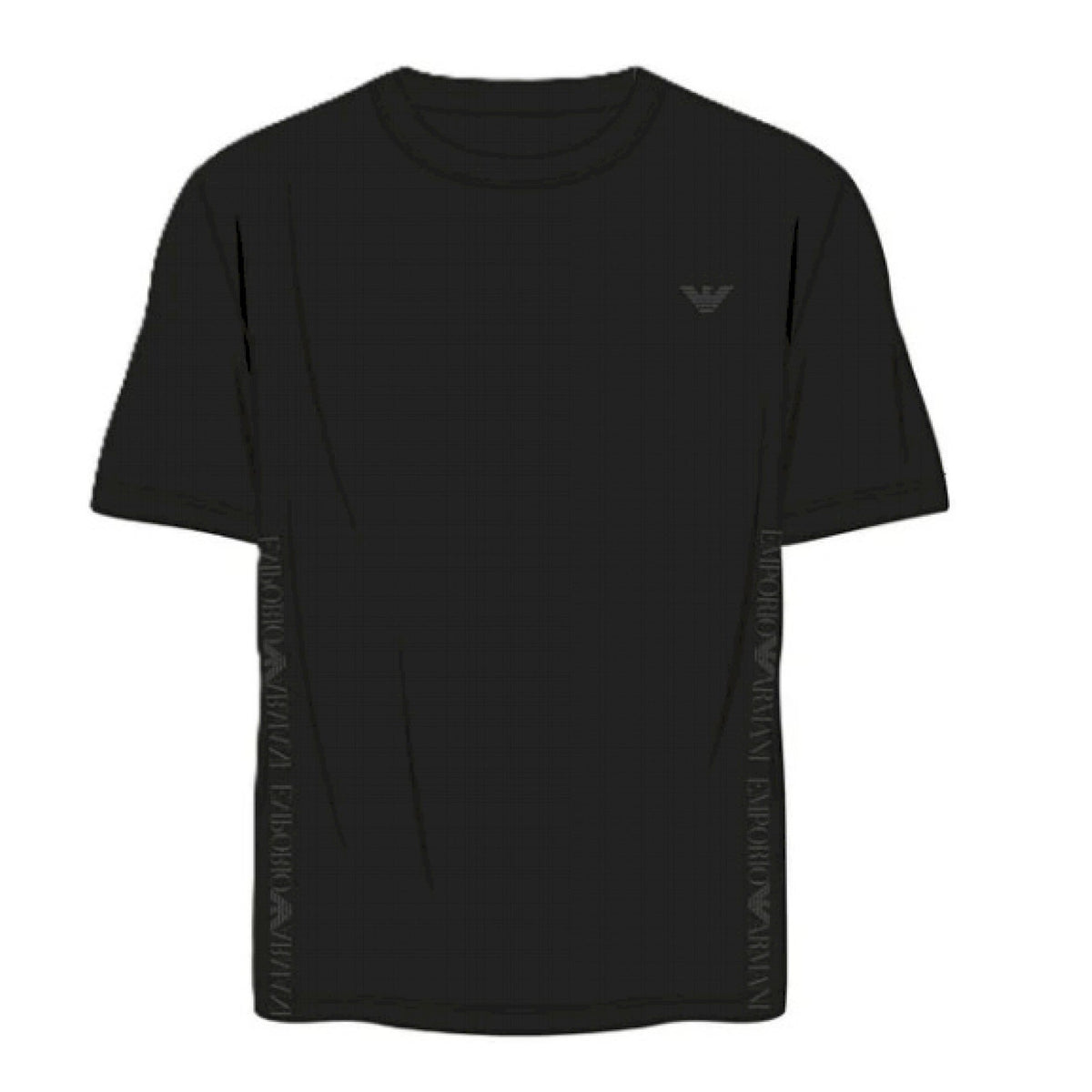 Armani maglia manica corta con banda sui fianchi