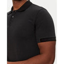 Emporio armani polo piquet melange