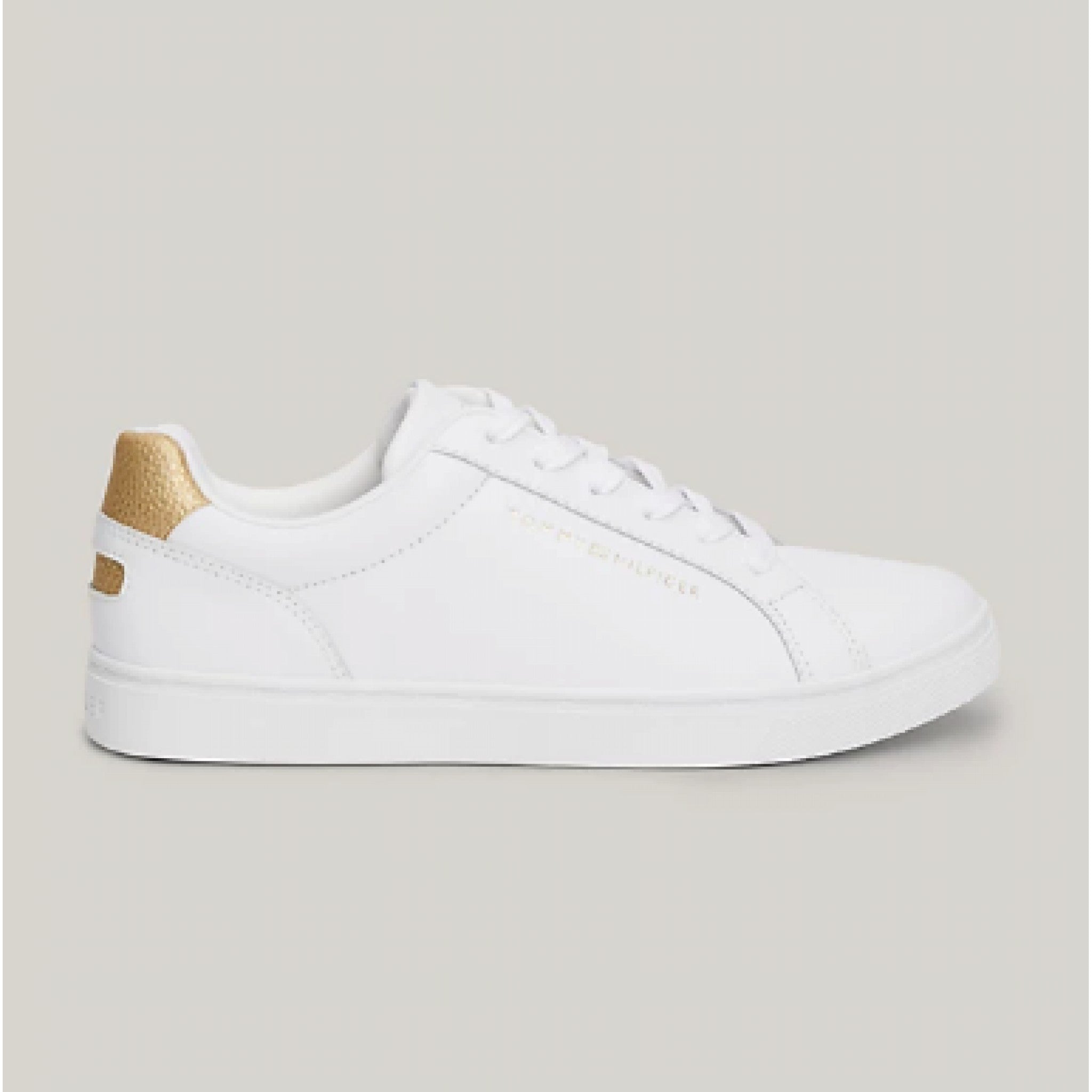 Sneakers essential con inserto metallizzato