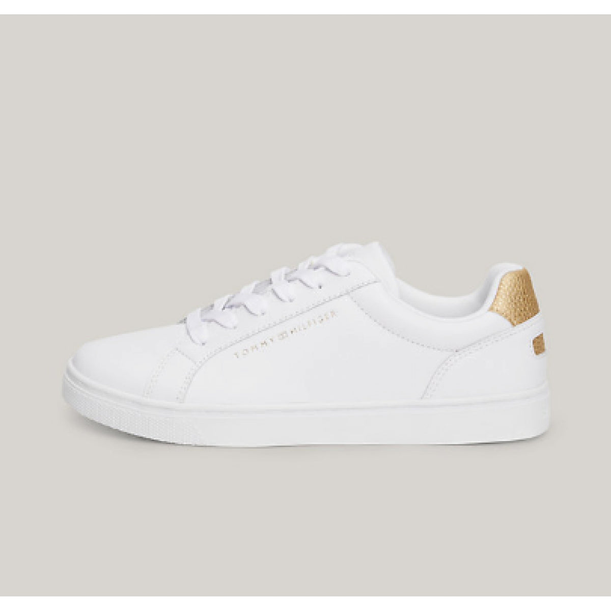Sneakers essential con inserto metallizzato