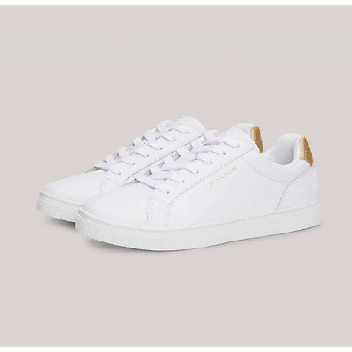 Sneakers essential con inserto metallizzato