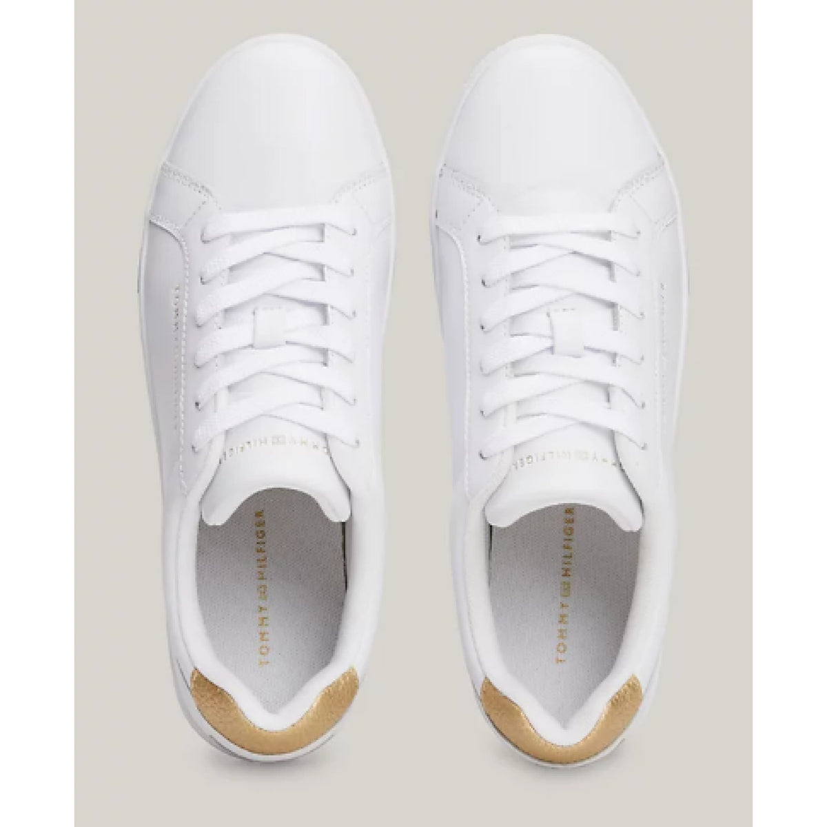 Sneakers essential con inserto metallizzato