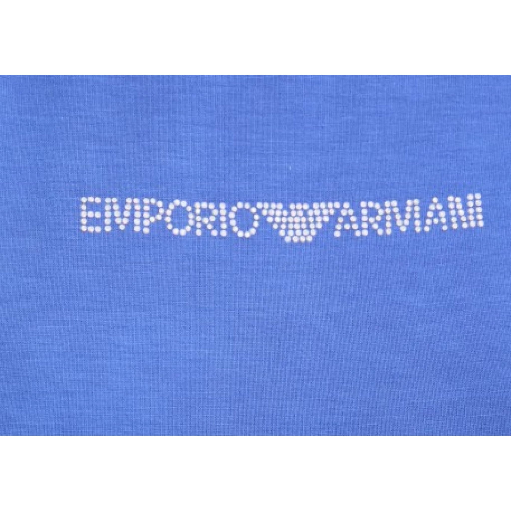 Armani maglia viscosa morbida scritta piccola brillantini