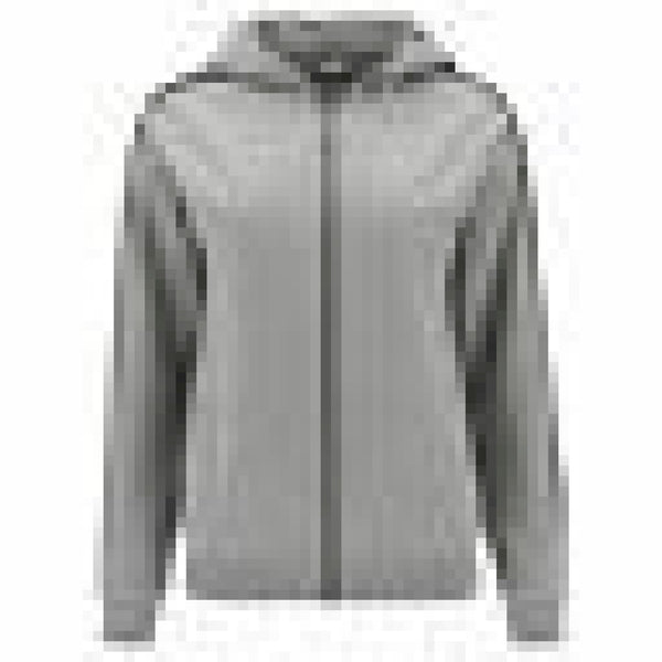 Felpa fullzip cappuccio banda pizzo lurex