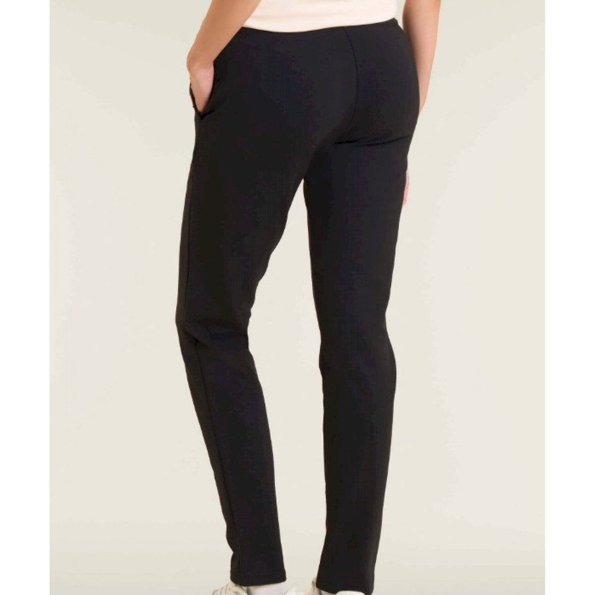Freddy pantaloni donna dritti in felpa garzata