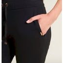 Freddy pantaloni donna dritti in felpa garzata