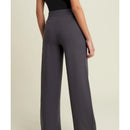 Freddy pantaloni donna wide leg con dettagli micro-trecce