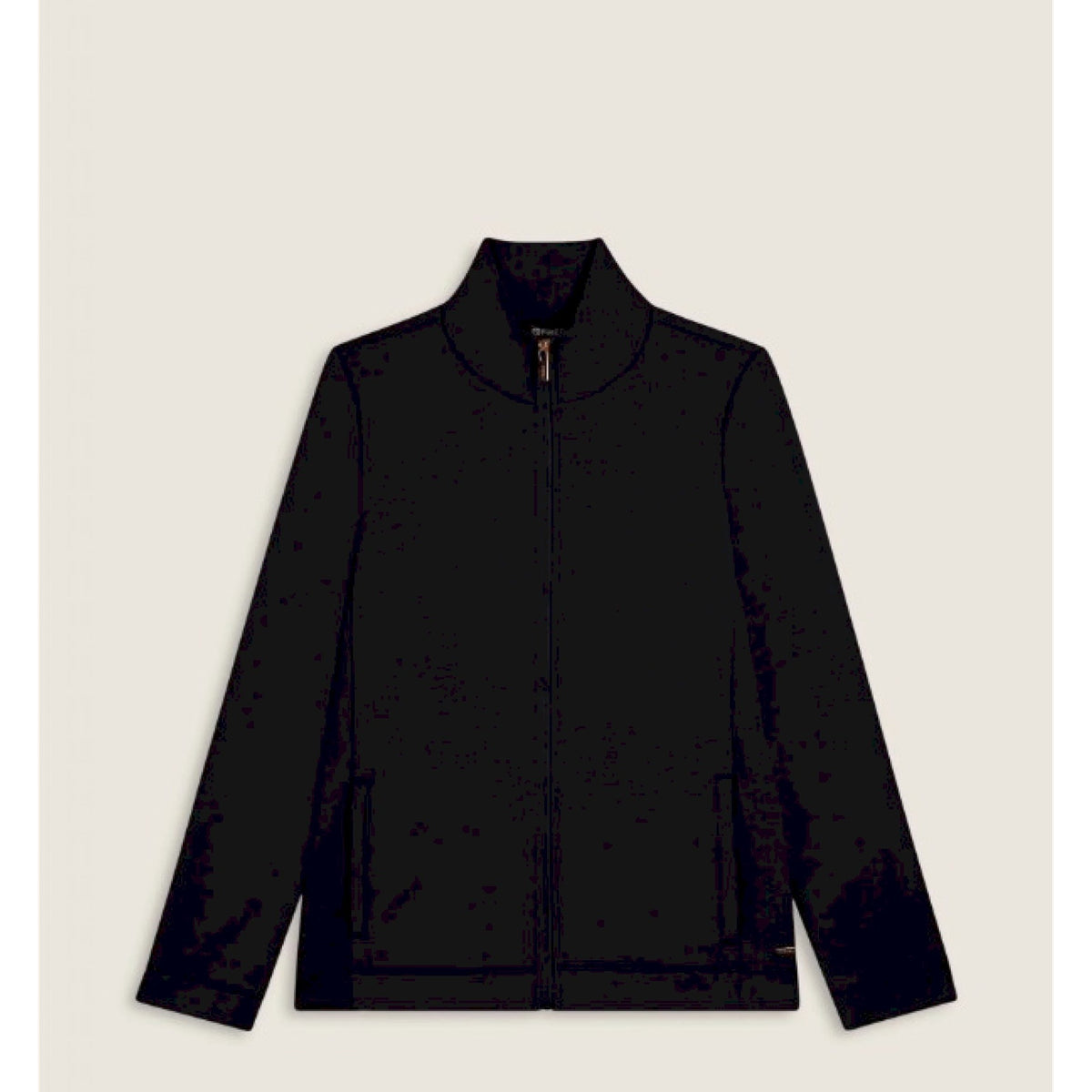 Freddy felpa donna full-zip con inserti in tessuto micro-trecce