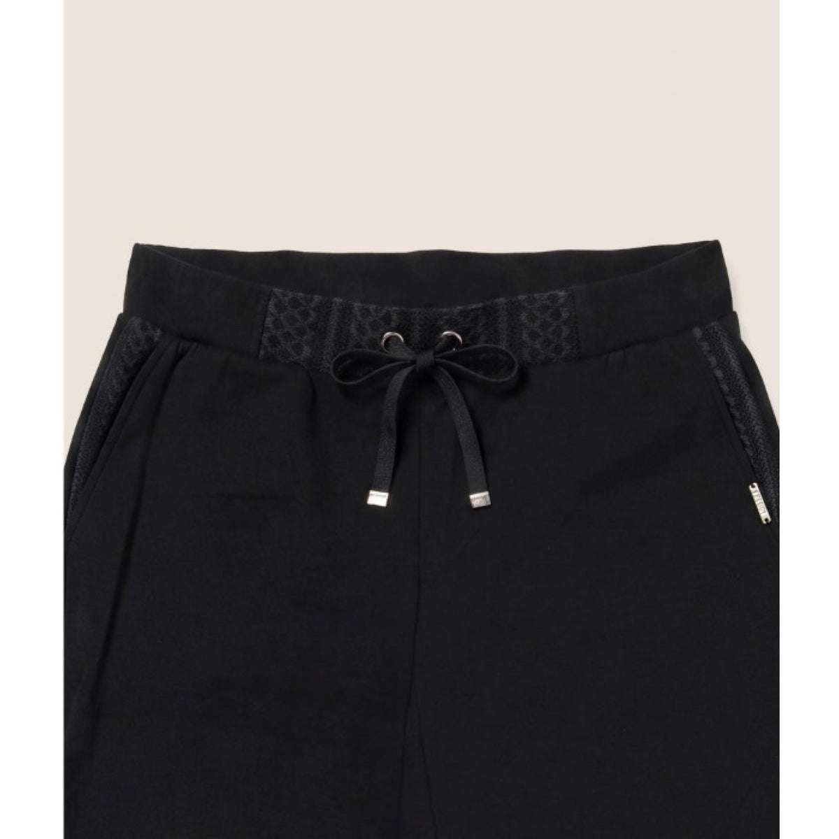Freddy pantaloni in felpa modal con dettagli in trama geometrica