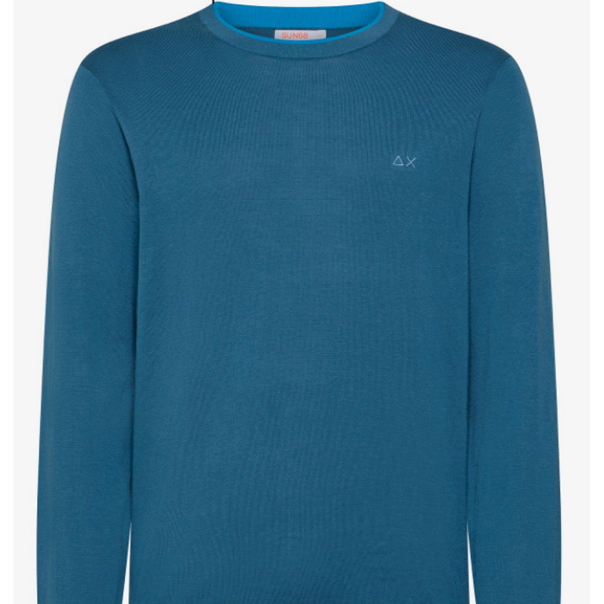Sun68 sweater neck double rib