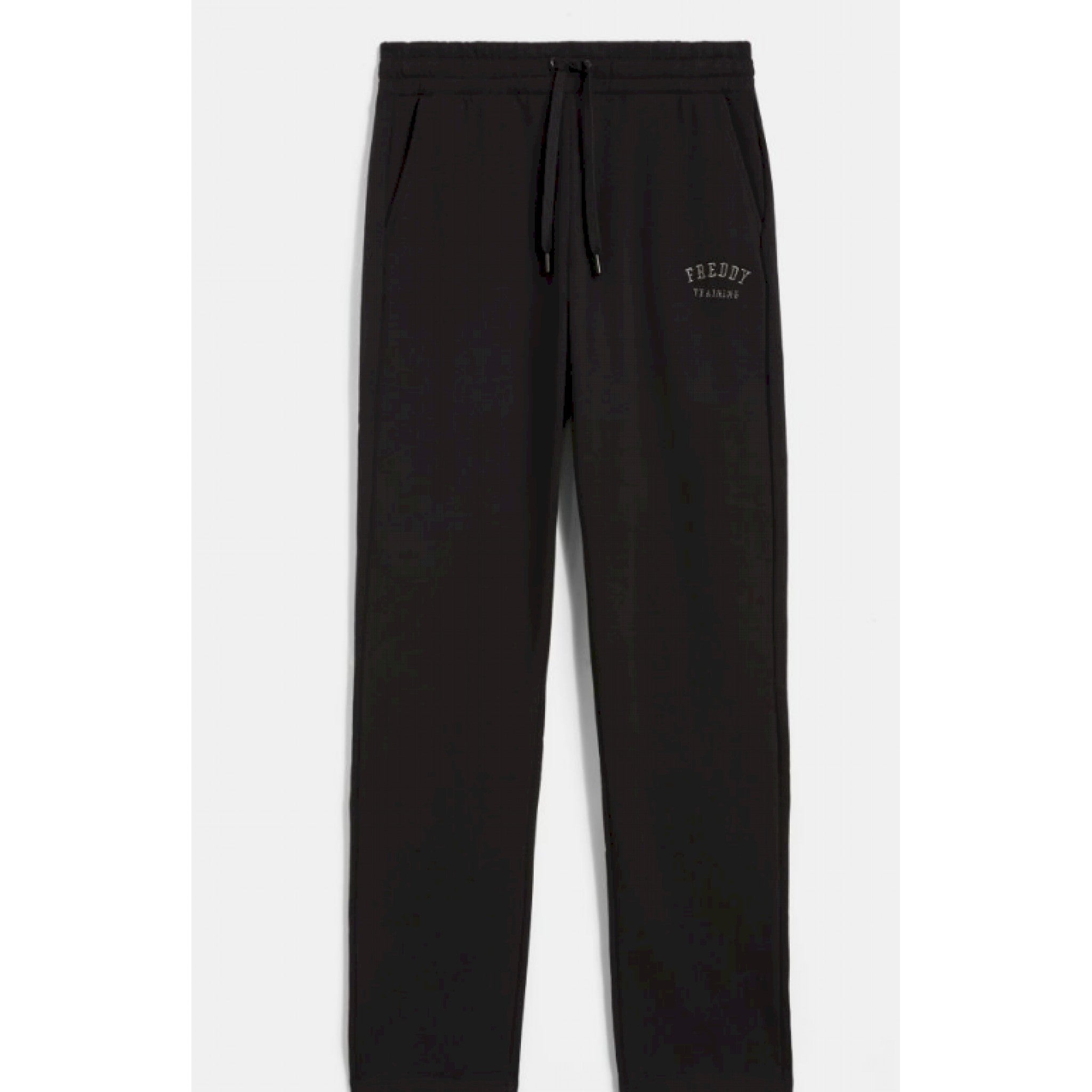 Freddy pantaloni in felpa con fondo dritto e logo ricamato