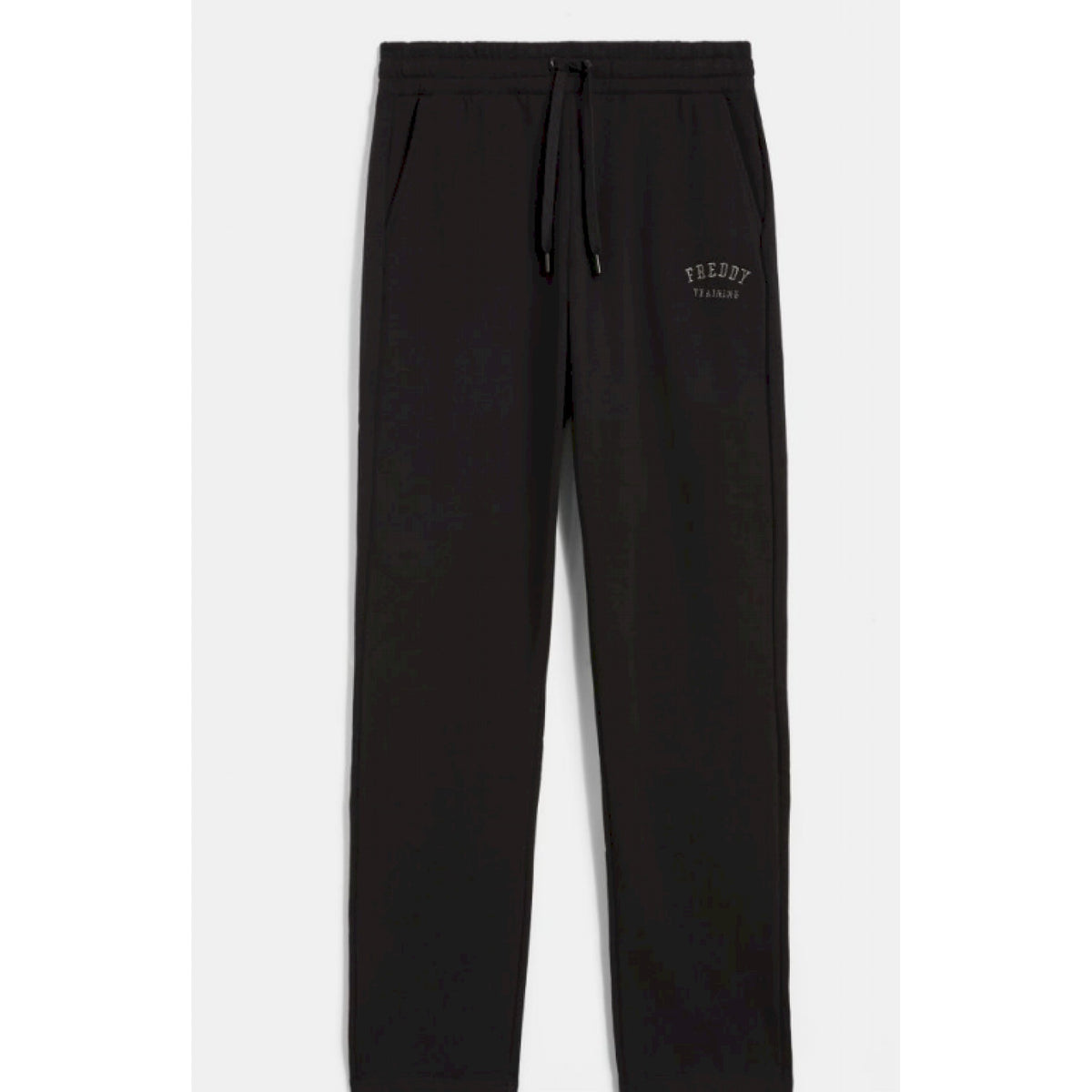 Freddy pantaloni in felpa con fondo dritto e logo ricamato