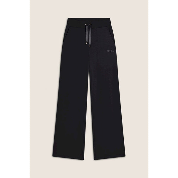 Freddy pantalone donna wide leg in felpa di viscosa