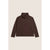 Freddy maglia donna in felpa bonded a trecce con collo a tubo
